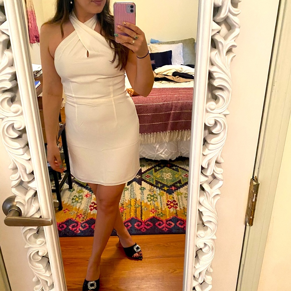 White A&F mini dress NWT